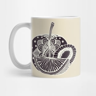 Fruits with Abstract Pattern Mug